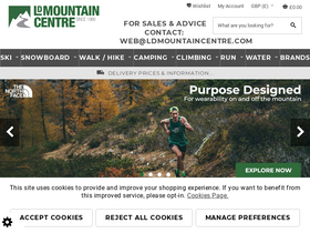 'ldmountaincentre.com' screenshot