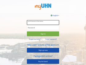 'myuhn.ca' screenshot