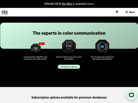 'nixsensor.com' screenshot