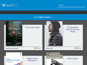 'epublibre.xyz' screenshot
