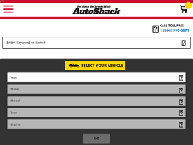 'autoshack.com' screenshot