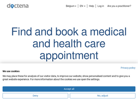 'doctena.be' screenshot