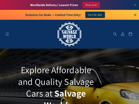 Salvage World homepage screenshot