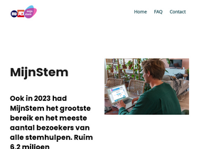 'mijnstem.nl' screenshot