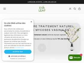 eva-leaf.com homepage screenshot