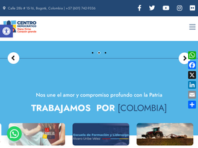 'centrodemocratico.com' screenshot