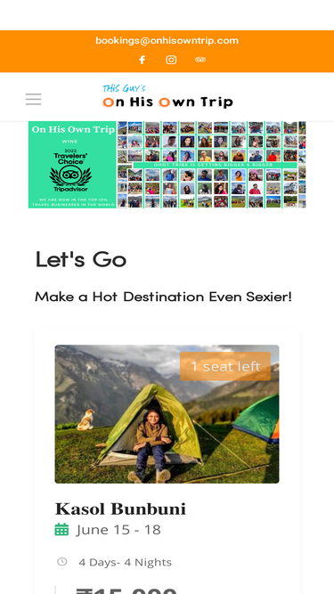 onhisowntrip.com