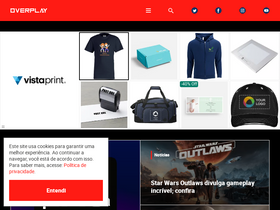 'overplay.com.br' screenshot