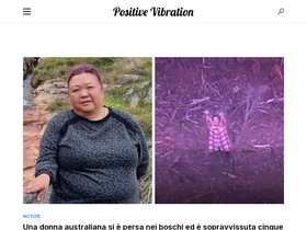 'positivevibration.guru' screenshot