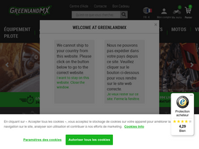 'greenlandmx.fr' screenshot
