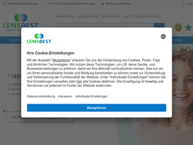 'lensbest.de' screenshot