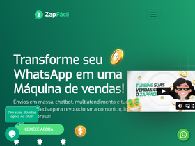 'zapfacil.com' screenshot