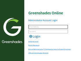'greenshadesonline.com' screenshot