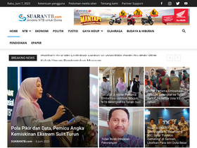 'suarantb.com' screenshot