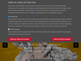 'teatroreal.es' screenshot