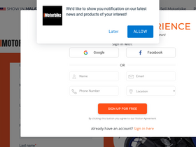 'imotorbike.my' screenshot