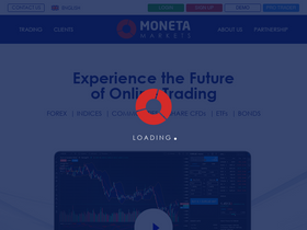 'monetamarkets.com' screenshot