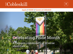 'cobleskill.edu' screenshot