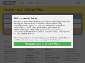 'jetcost.de' screenshot
