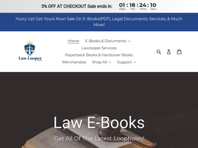 lawlooperstore.com homepage screenshot