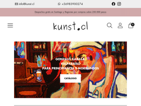 kunst.cl homepage screenshot