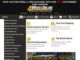 '4wheelonline.com' screenshot