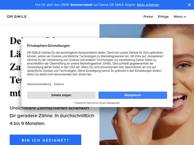 'drsmile.de' screenshot