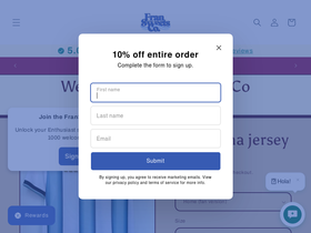 alfajores.me homepage screenshot