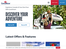 'canadream.com' screenshot