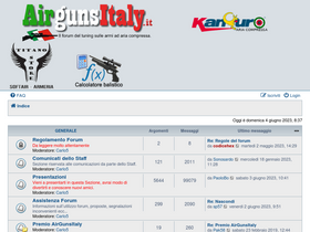 'airgunsitaly.it' screenshot