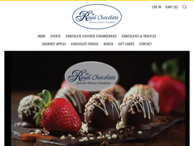 theroyalchocolate.com homepage screenshot