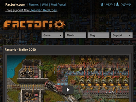'factorio.com' screenshot