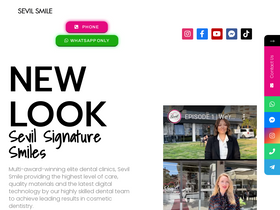 'sevilsmile.com' screenshot