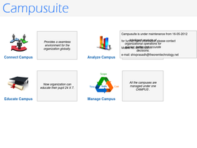 'campusuite.in' screenshot
