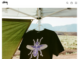 'stussy.com' screenshot