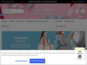 'makerist.de' screenshot