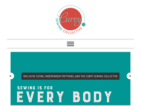 'curvysewingcollective.com' screenshot