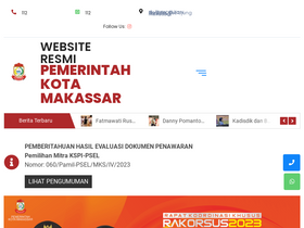 'makassar.go.id' screenshot