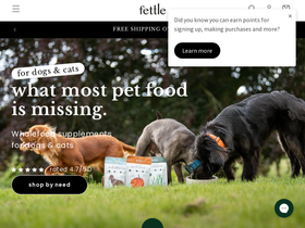 Fettle homepage screenshot