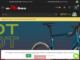 'werbikes.mx' screenshot