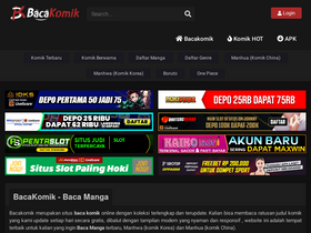 'bacakomik.co' screenshot