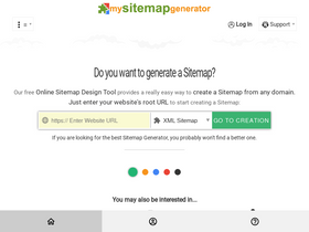 'mysitemapgenerator.com' screenshot