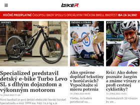 'biker.sk' screenshot