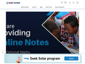 'webnotee.com' screenshot