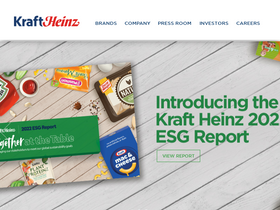 'kraftheinzcompany.com' screenshot