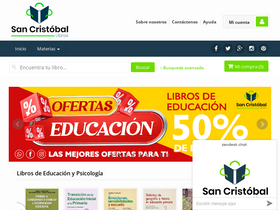 'sancristoballibros.com' screenshot
