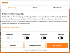 'evo-energie.de' screenshot