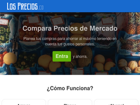 'losprecios.co' screenshot