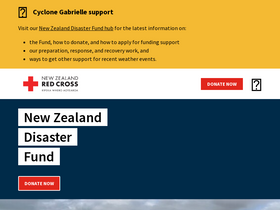 'redcross.org.nz' screenshot