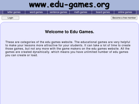 'edu-games.org' screenshot